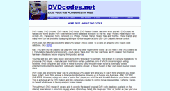 Desktop Screenshot of dvdcodes.net